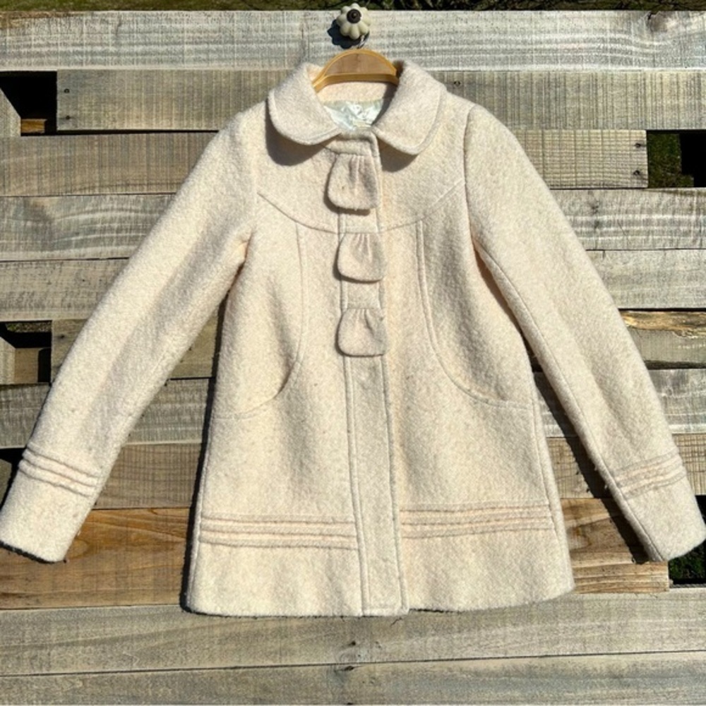Woman’s Hazel wool blend pea coat jacket Size XS